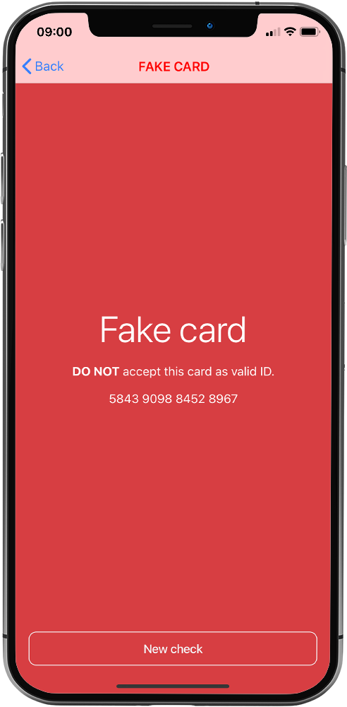 PASS Card Verify mobile app - screenshot 7